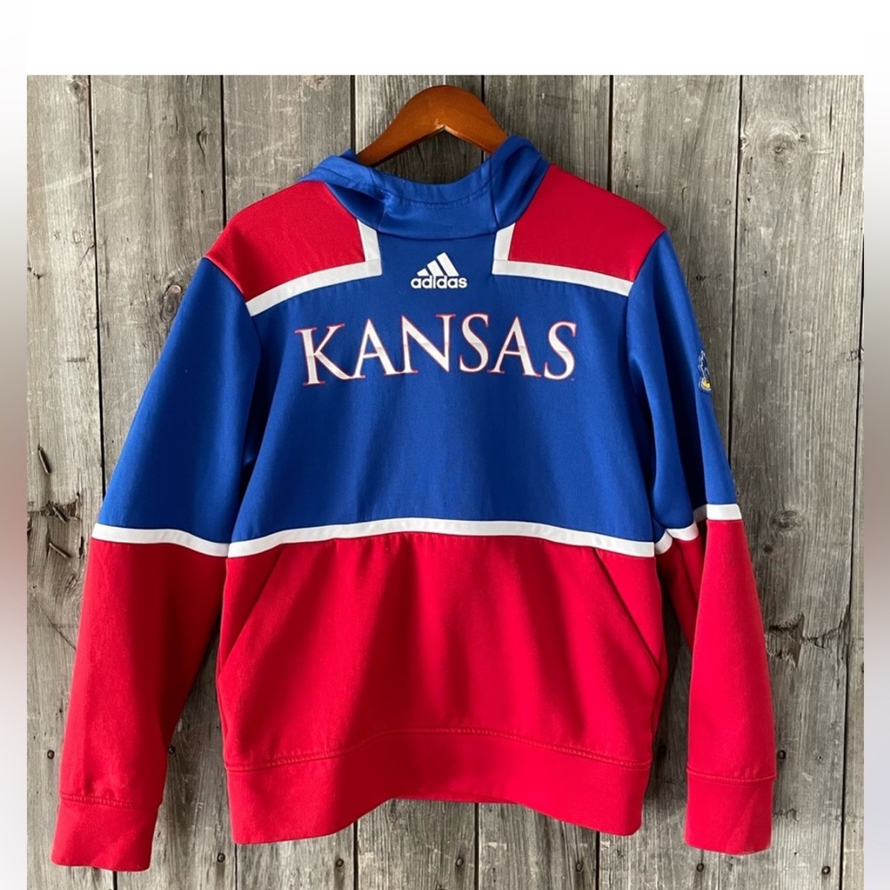 ADIDAS Kansas Jayhawks Hoodie - size XL